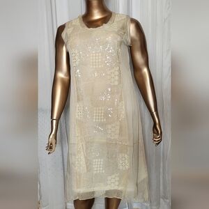 Pretty Angel Cream Embellished Kurta